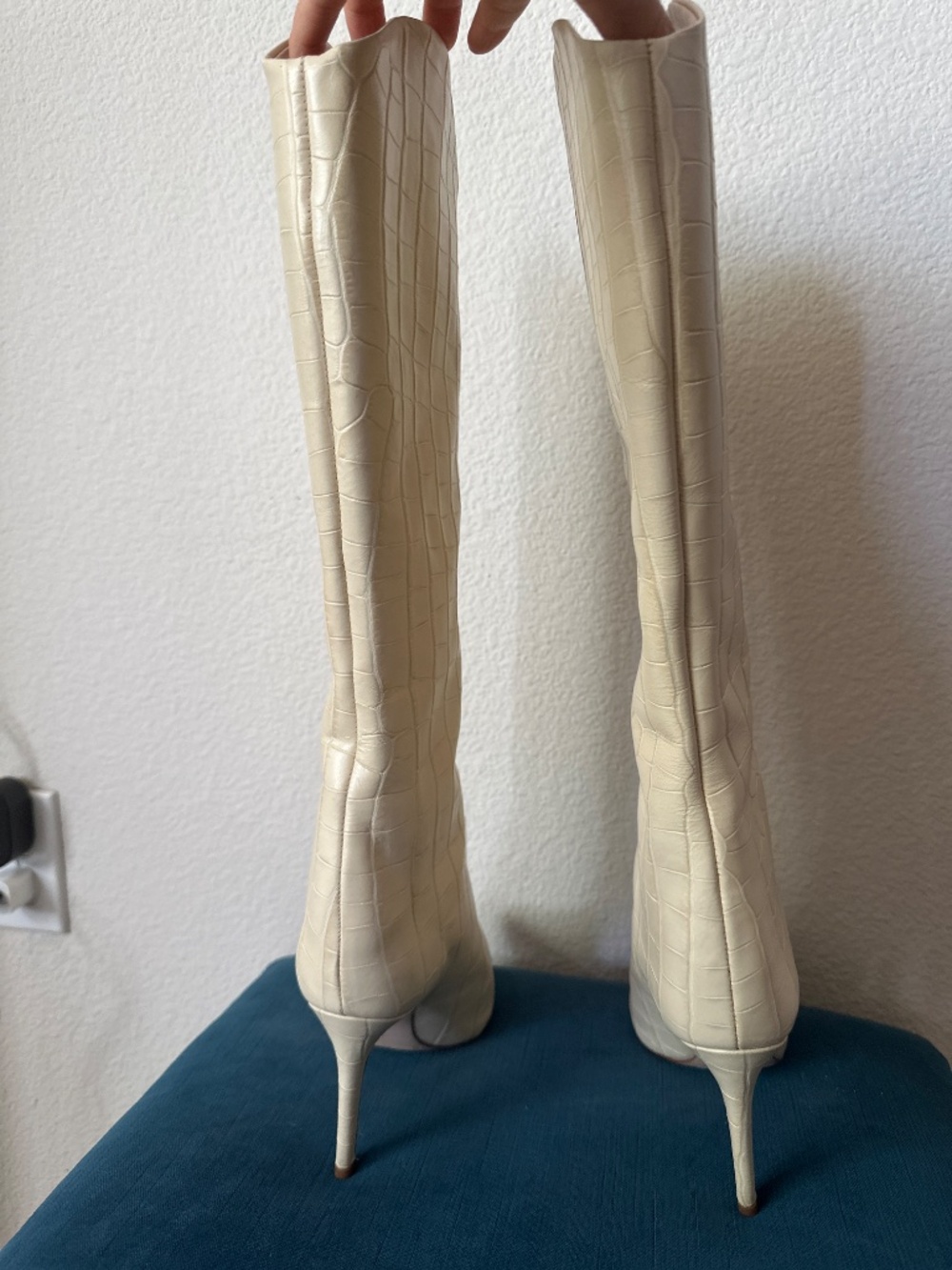 Schultz crocodile cowboy boots - Picture 4 of 5